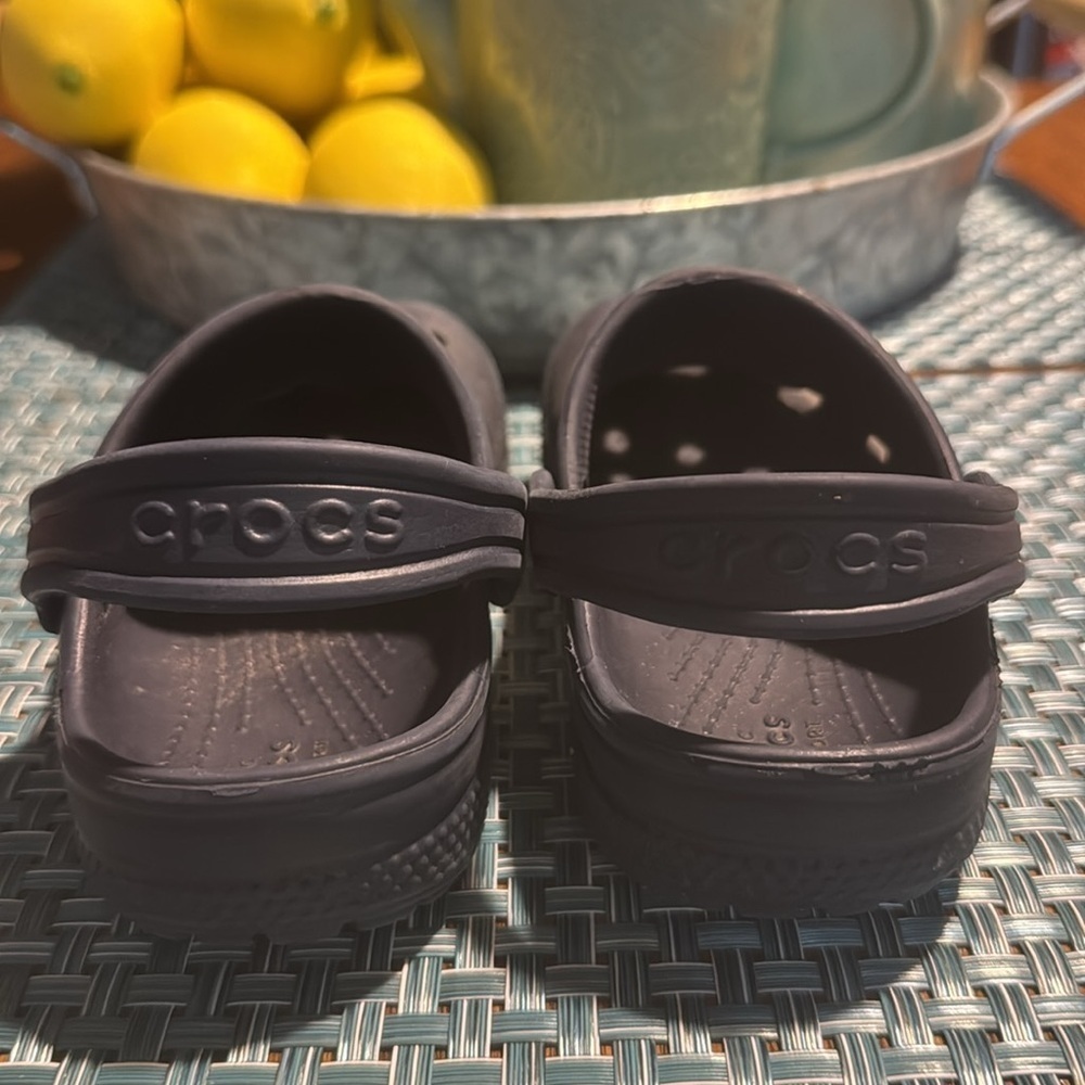 Crocs Classic Clogs Navy Blue Toddler Kids - Size C8 - Picture 4 of 5